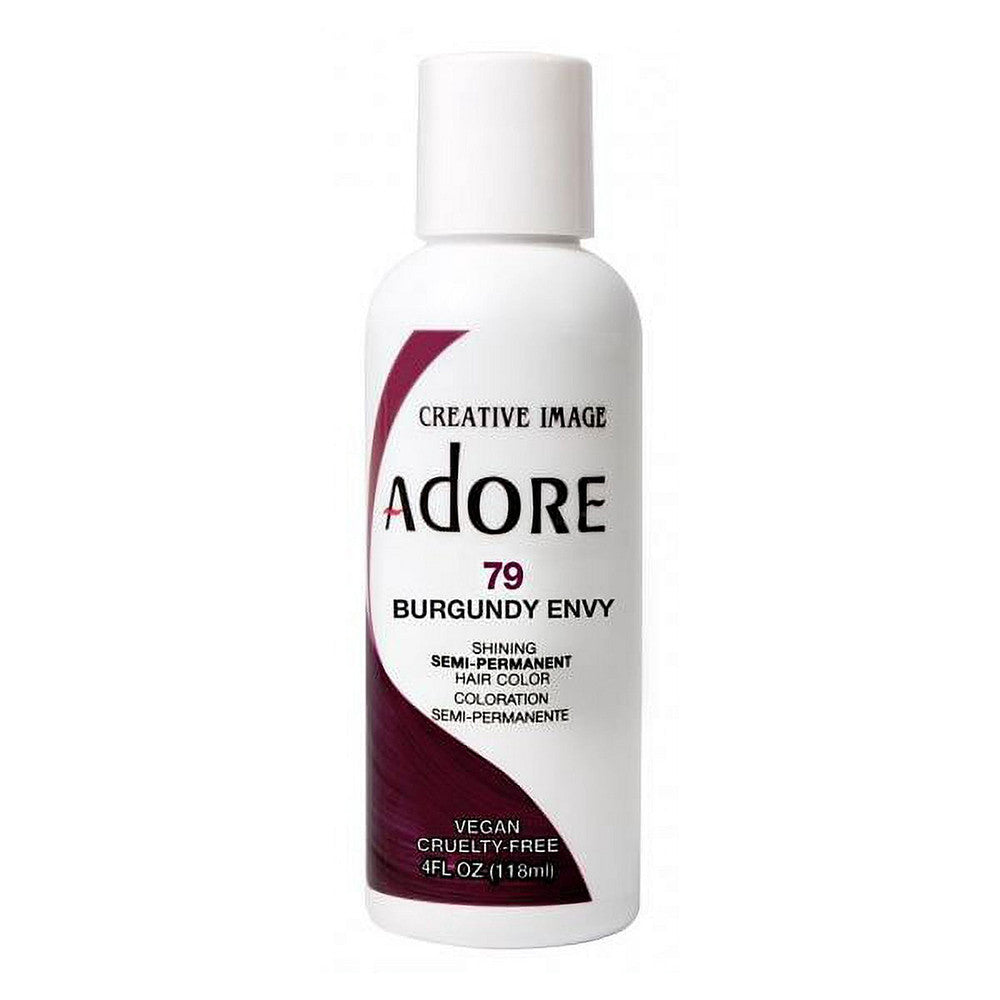 Adore Semi-Permanent Haircolor, 79 Burgundy Envy, 4 Oz